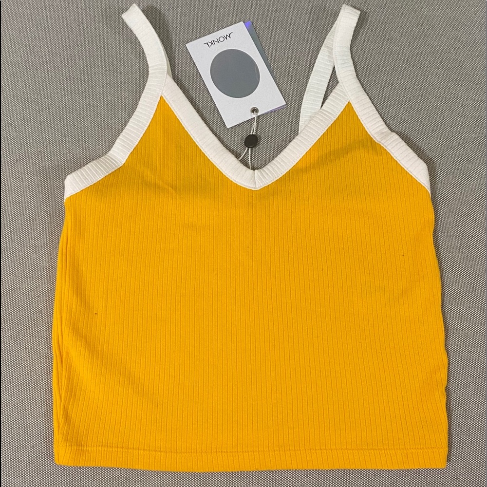 Yellow & White Tank